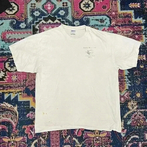 VTG Rocky Mountain National Park T-Shirt X-Large - Picture 1 of 2